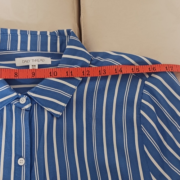 Daily Thread Striped Tunic Top M NWOT - Picture 8 of 11